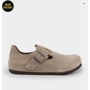 Men’s Birkenstock London suede taupe size 44